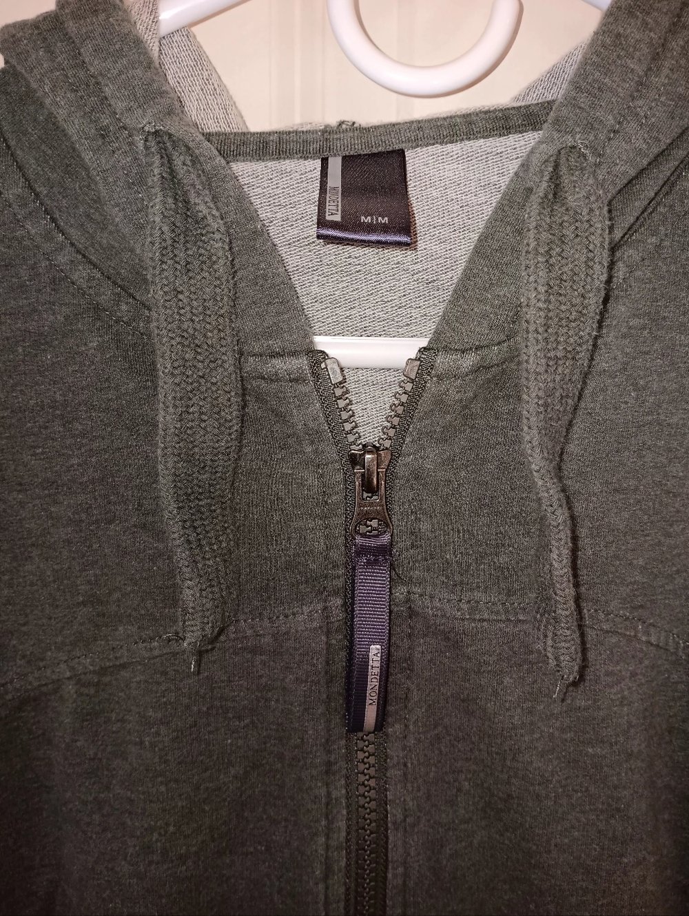 Mondetta Olive Green Hooded Zip Utility Hoodie - Picture 2 of 9